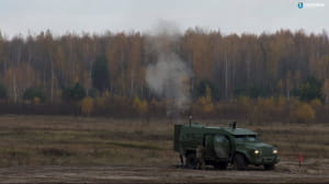 Барс-8ММК на полігоні Київської області