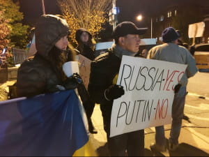 Акція проти політики Путіна у Вашингтоні