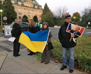 Акція проти політики Путіна у Вашингтоні