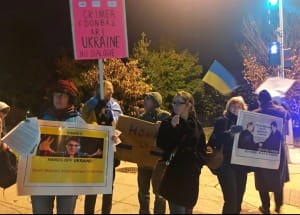 Акція проти політики Путіна у Вашингтоні