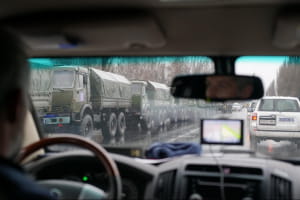 Військова техніка в Луганську