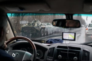 Військова техніка в Луганську