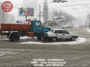 Київ сніг ДТП