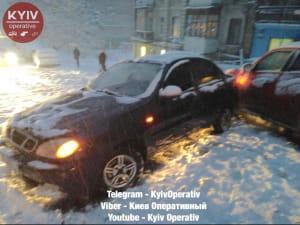 Київ сніг ДТП