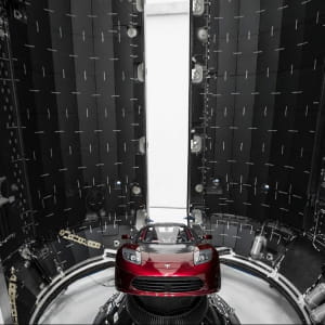 Tesla Roadster в Falcon Heavy