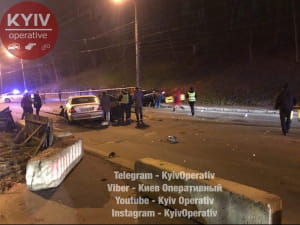 У Києві зіткнулися Mercedes та Audi