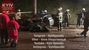 У Києві зіткнулися Mercedes та Audi