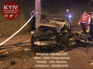 У Києві зіткнулися Mercedes та Audi