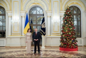 Порошенки у Маріїнському палаці