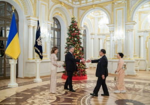 Порошенки у Маріїнському палаці