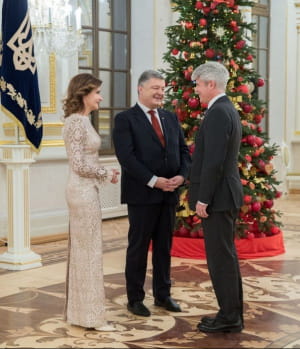 Порошенки у Маріїнському палаці
