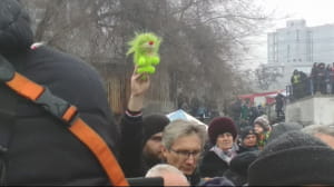 На Хрещення УПЦ МП в Запоріжжі принесли дитячі іграшки