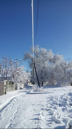 Сніг у Дніпрі