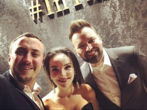 Тімур Мірошниченко та його дружина