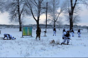 Навчання зимові, "чорні запорожці"