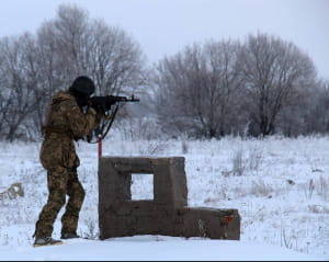Навчання зимові, "чорні запорожці"