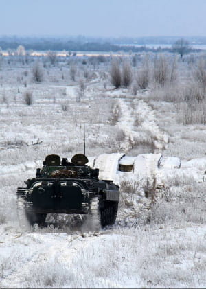 Навчання зимові, "чорні запорожці"