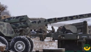 Навчання артилеристів на Приазов'ї