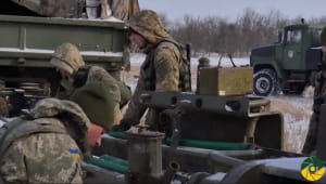 Навчання артилеристів на Приазов'ї