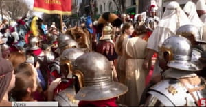 Театралізоване дійство в Одесі до Великодня