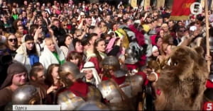Театралізоване дійство в Одесі до Великодня