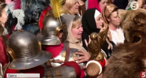 Театралізоване дійство в Одесі до Великодня