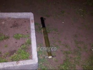 З гранатомета обстріляли будівлю "Київміськбуду"