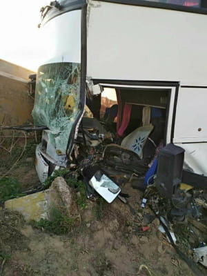 ДТП, автобус з українцями
