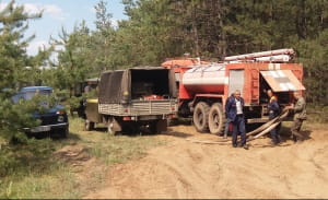 Борівське, обстріли, пожежа