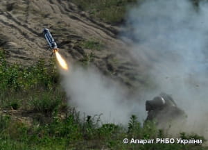 Випробування Javelin та українських "Стугна"