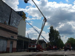 Пожежа на Борщагівці