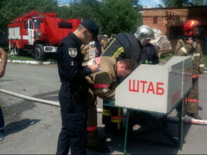Пожежа на Борщагівці