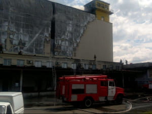 Пожежа на Борщагівці