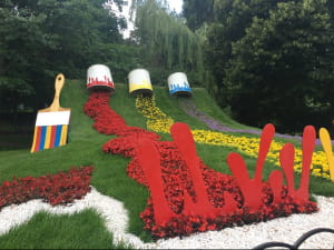 Cвіт велетнів, виставка квітів