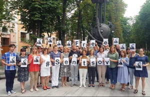 #SaveOlegSentsov, Інститут національної пам’яті, Київ