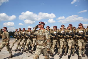 Репетиція параду до Дня незалежності