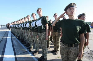 Репетиція параду до Дня незалежності