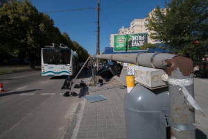 У Дніпрі втомився світлофор