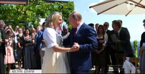 Путін на весіллі глави МЗС Австрії