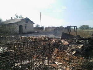 Пожежа у Болотенному, Луганщина
