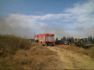 Пожежа у Болотенному, Луганщина