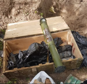 У Києві виявили схрон із РПГ та вибухівкою