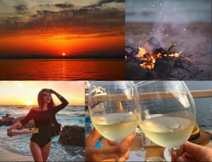 Кадри з морського узбережжя