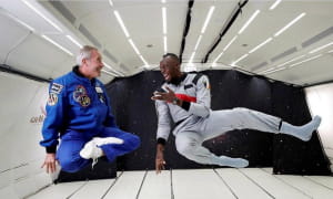 Усейн Болт у невагомості