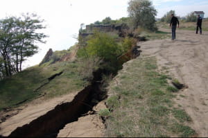 На Одещині стався масштабний зсув