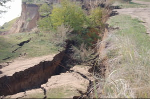На Одещині стався масштабний зсув