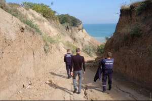 На Одещині стався масштабний зсув