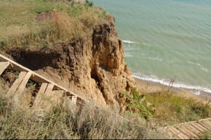 На Одещині стався масштабний зсув