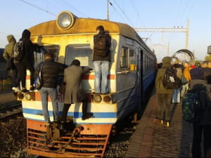 Транспортний колапс на Троєщині