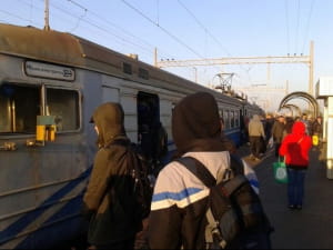 Транспортний колапс на Троєщині